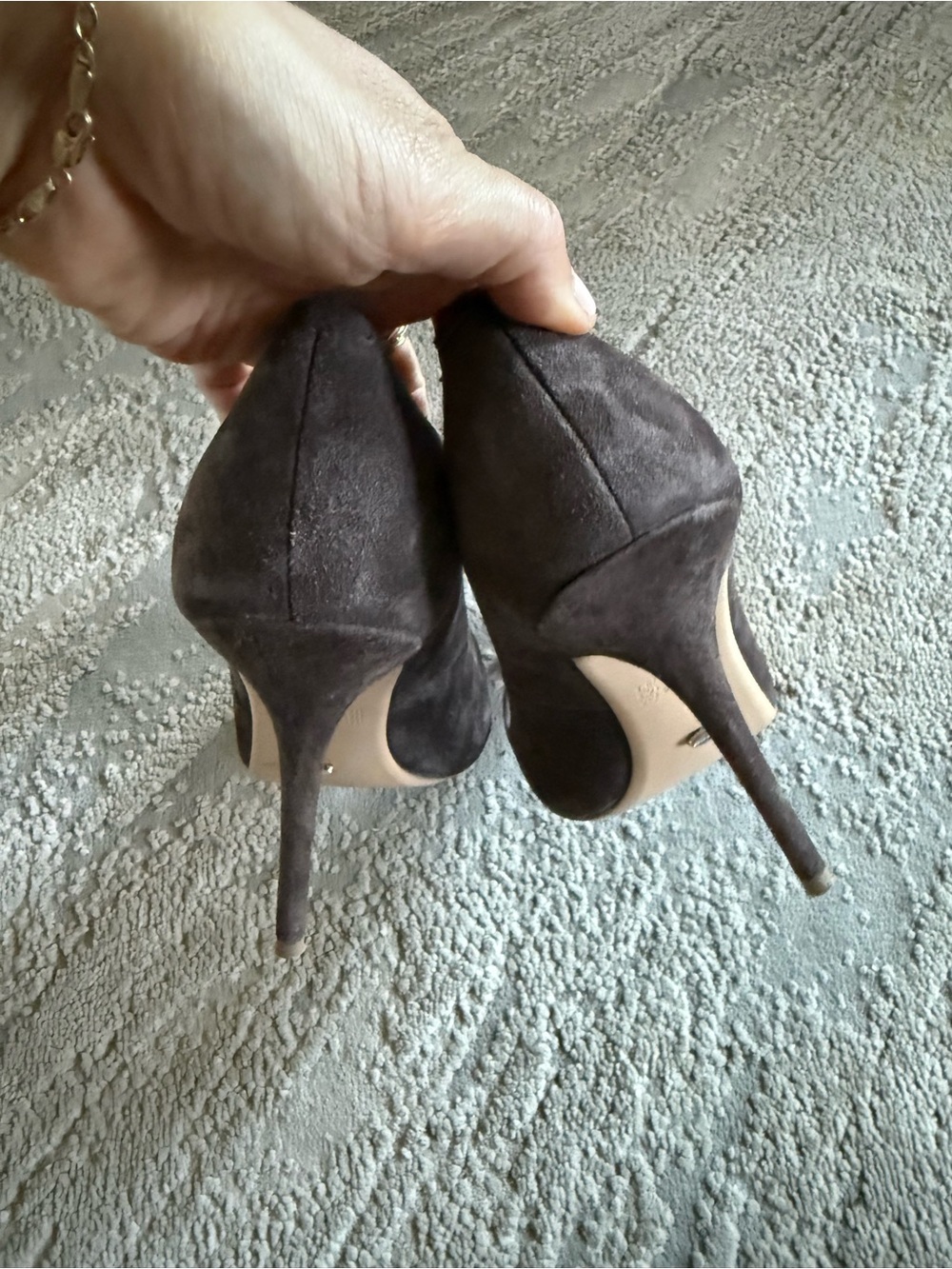 Tony Bianco Pointed Toe Suede leather Pumps heels chocolate Brown 9 - Picture 10 of 11